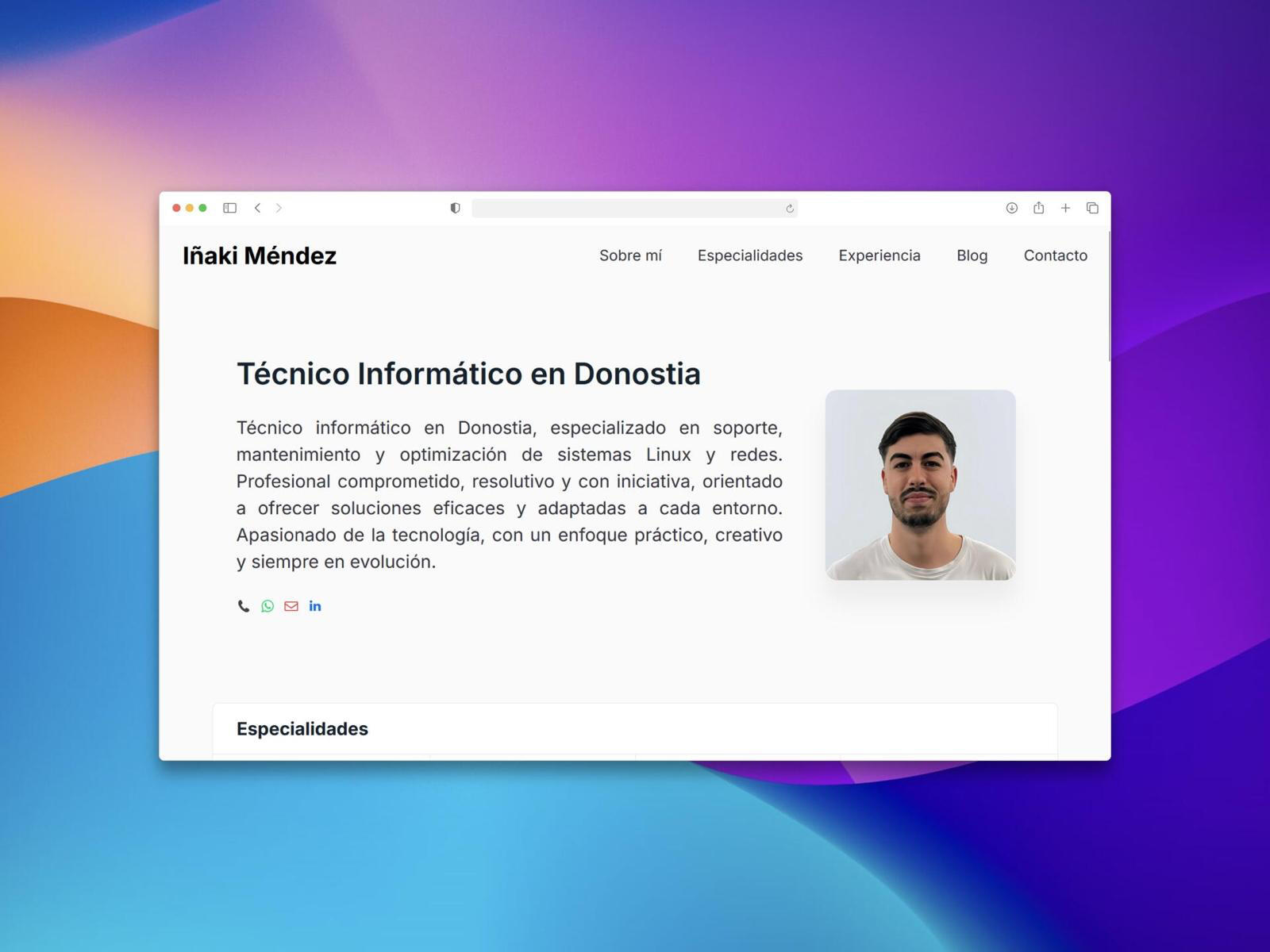Web para negocios locales Web para negocios locales